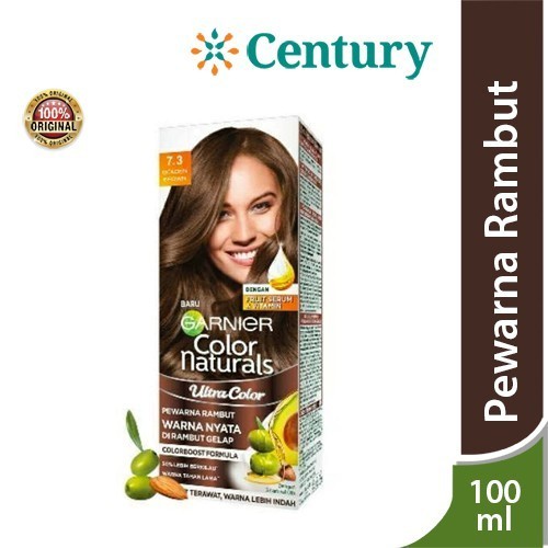 Garnier Colour Natural Ultra Golden Brown / Pewarna Rambut / Rambut Lembut