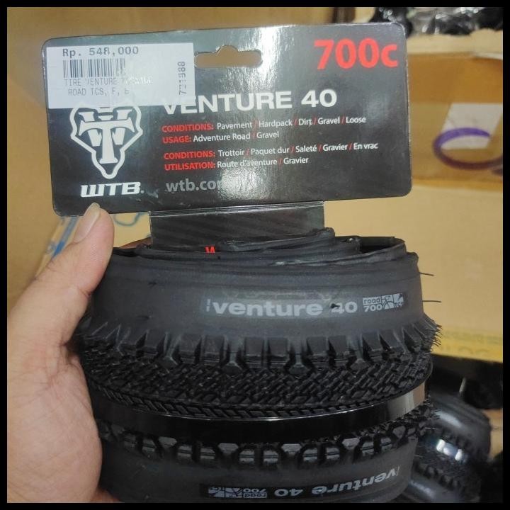 Ready Ban Sepeda Wtb Venture 700 40 Road Tcs Keflar Ban Tubles Gravel 700 X 40C Hitam Murah