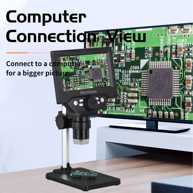cepat murah KKMON Mikroskop Digital Layar LCD konek USB Laptop PC Microscope