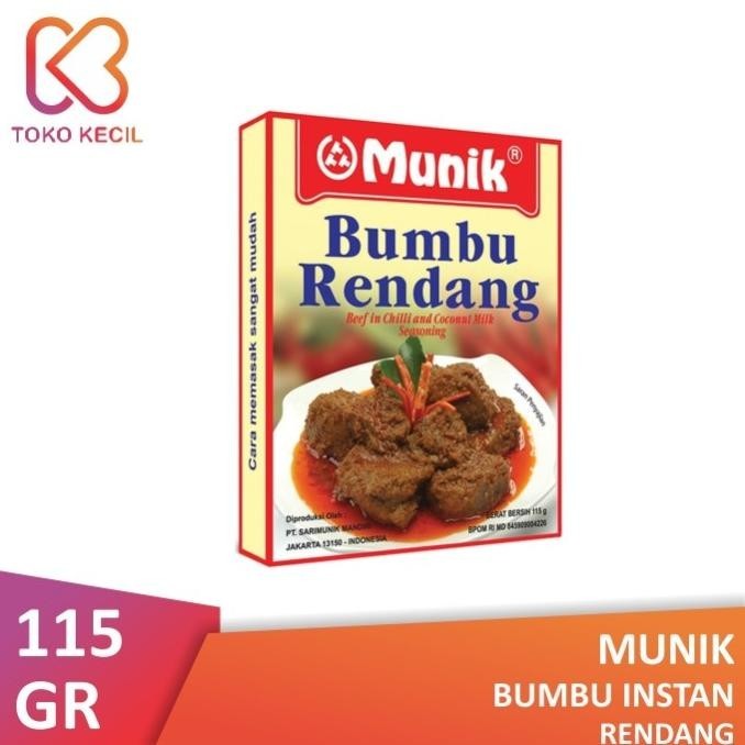 

READY STOCK MUNIK BUMBU RENDANG 115GR !!!!!