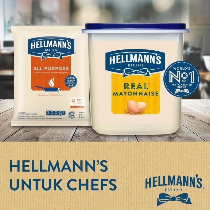 

TERBARU HELLMANN'S ALL PURPOSE MAYO 1L !!!!!