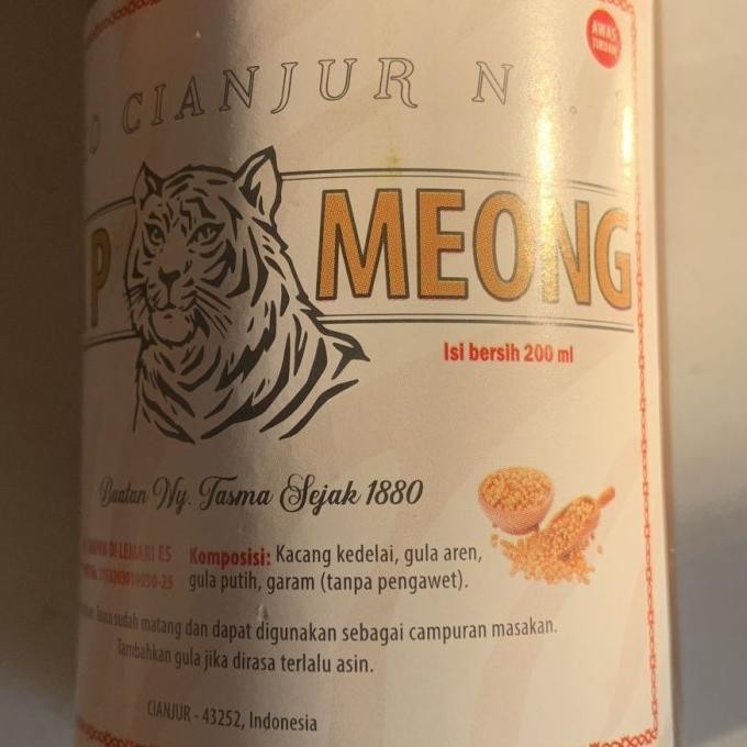 

BIG SALE TAUCO BASAH CAP MEONG NY. TASMA KHAS CIANJUR 330ML !!!!!
