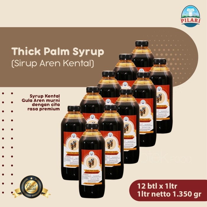 

1 CTN THICK PALM SYRUP - SIRUP GULA AREN KENTAL - BROWN SUGAR SYRUP
