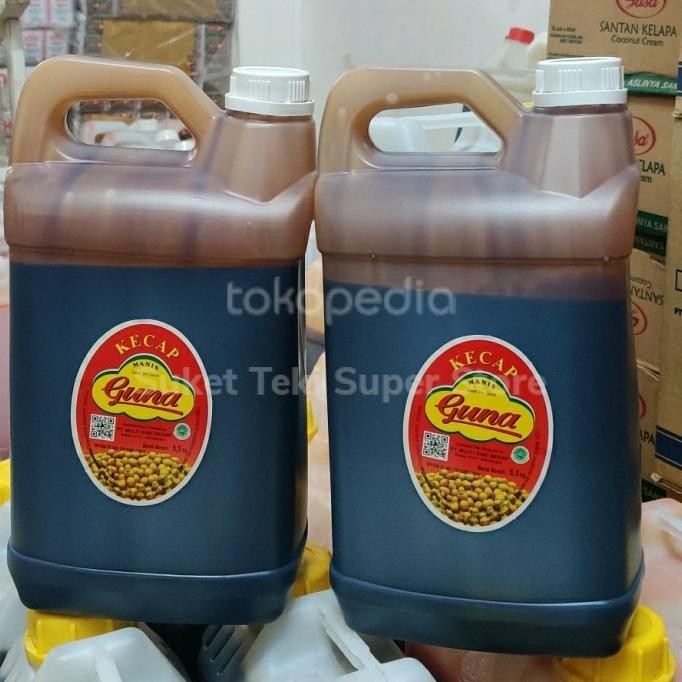 

BIG SALE KECAP MANIS GUNA 5.5KG JERIGEN NASIONAL DERIGEN !!!!!
