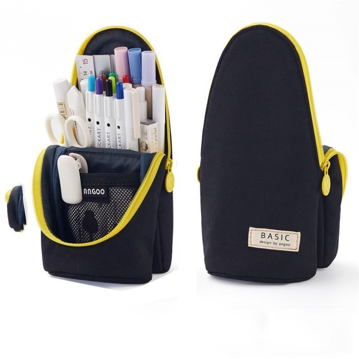 ANGOO BERDIRI UP PENCIL CASE MULTIFUNGSI PENCIL BAG