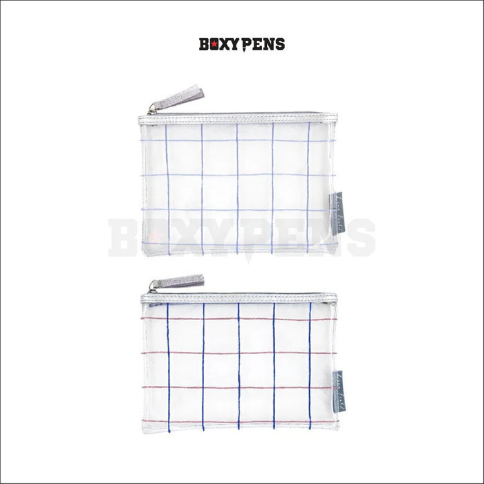 

KOKUYO PLAID IMPRESSION STORAGE BAG PEN CASE MEDIUM WSG-KULP16