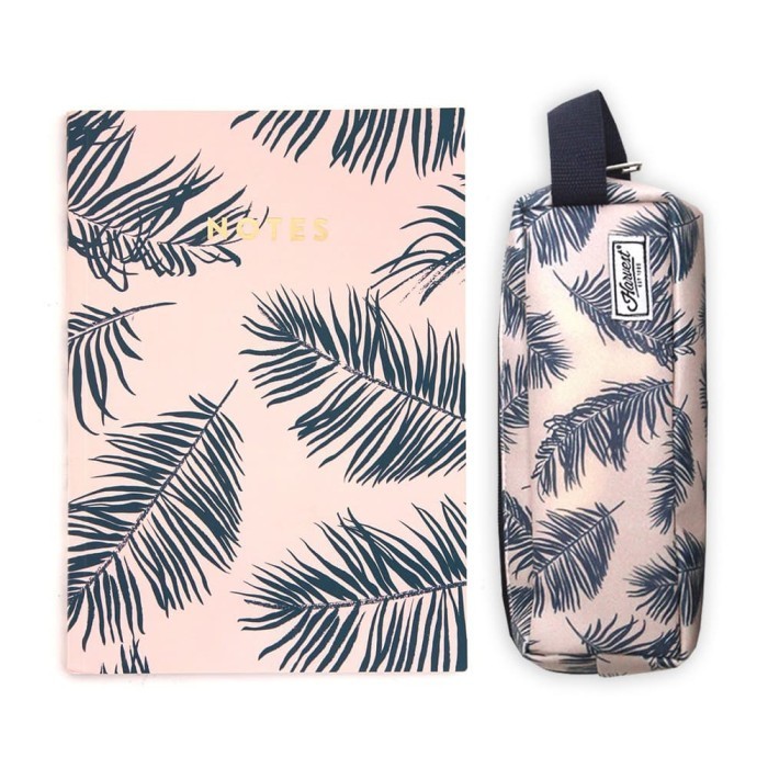 

PAKET NOTEBOOK & KOTAK PENSIL HARVEST - CLASSY LEAVES