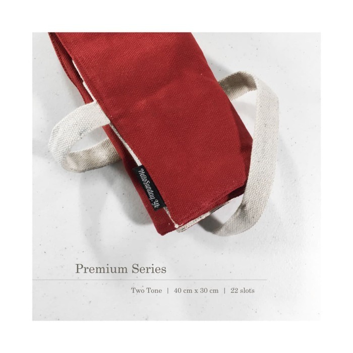 

HELLO SUNDAY PREMIUM SERIES ROLL PENCIL CASE - RED
