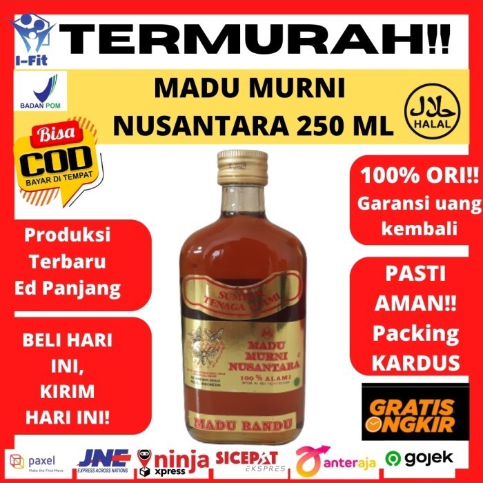 

Ready Madu Murni NUSANTARA 250 mL ORIGINAL 100% HALAL