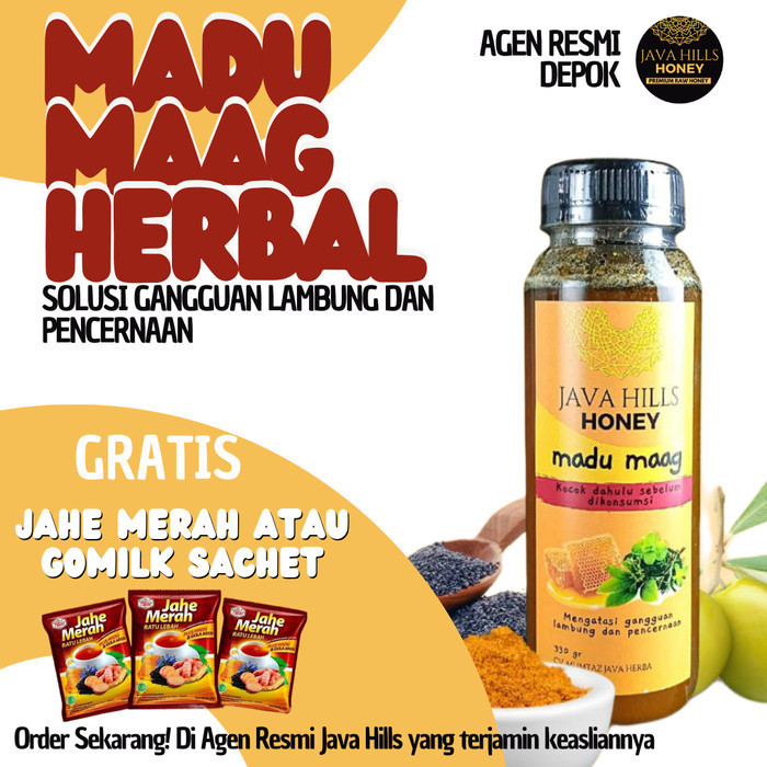 

Ready Mumtaz Madu Maag Herbal by Java Hills Honey 350gr