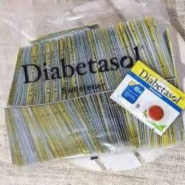 

TERBARU DIABETASOL GULA SWEETENER SACHET 200 SACHET (NOL KALORI) 1 PACK !!!!!