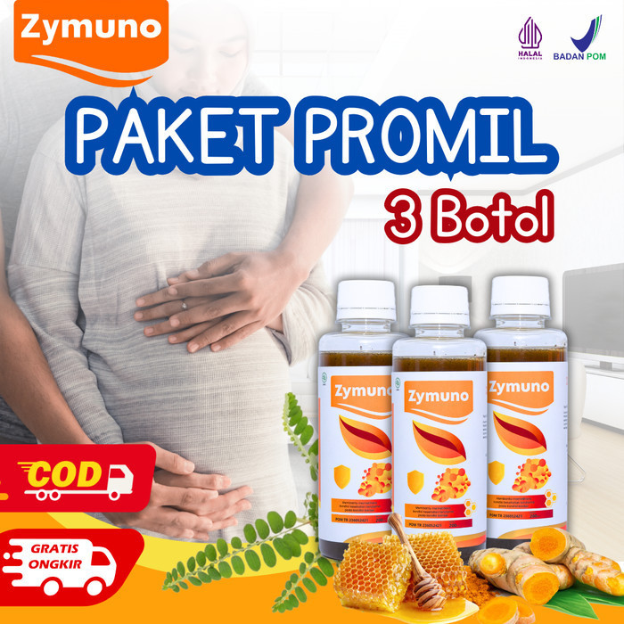 

Zymuno Paket 3 Botol Madu Program Kehamilan Promil Original Asli