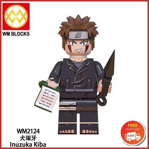 Promo Mainan Anak Balok Action Figur Mini Naruto Akatsuki + Senjata Wm6110 Naruto Boruto Kakashi Sas