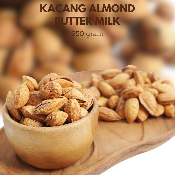 

(PROMO) Sensasi Kacang Almond Mentah 250g Sumber Energi Nutrisi Tinggi