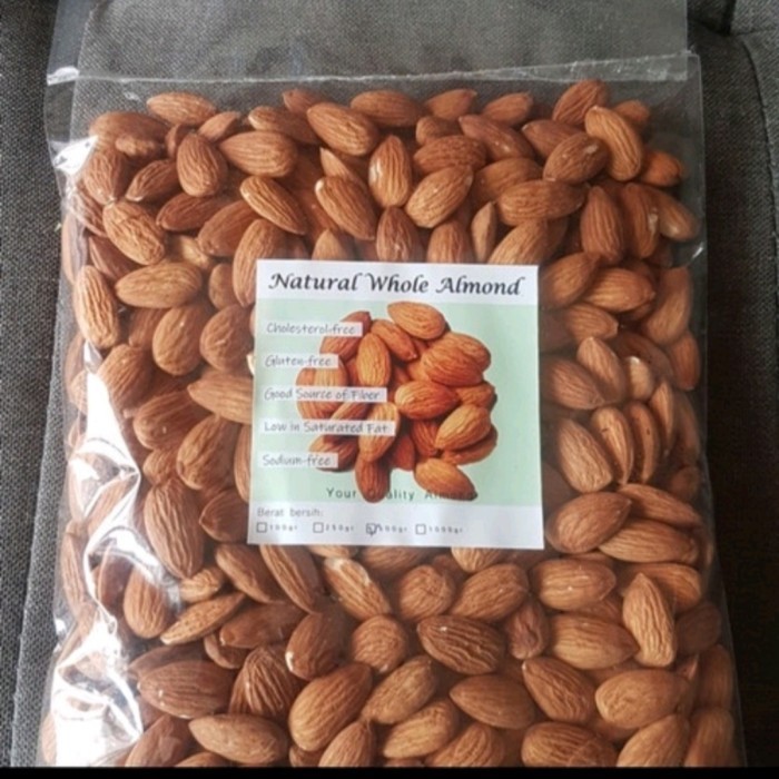 

10KG KACANG ALMOND MENTAH-NATURAL WHOLE ALMOND