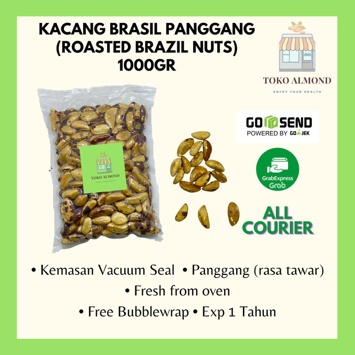 

Kacang Brasil Panggang (Roasted Brazil Nuts) 1Kg