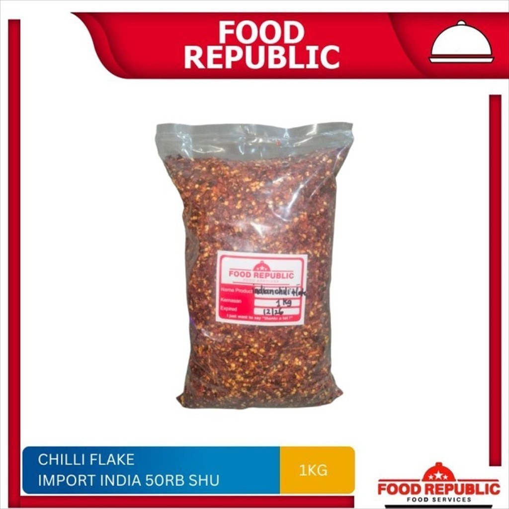 

Chilli Flake / Cabe Kasar 1Kg Murni Shu 50Rb Extra Pedas India