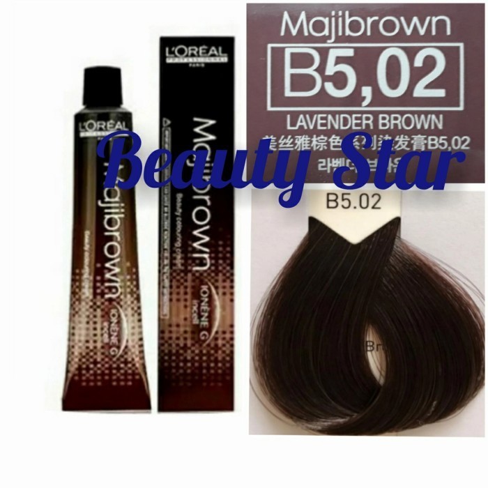 LOREAL MAJIBROWN NO. B5.02 LAVENDER BROWN