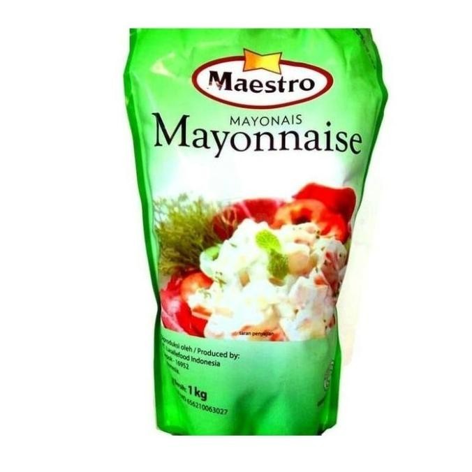 

READY STOCK MAESTRO MAYONNAISE POUCH 1000 GR - ISI 2 !!!!!