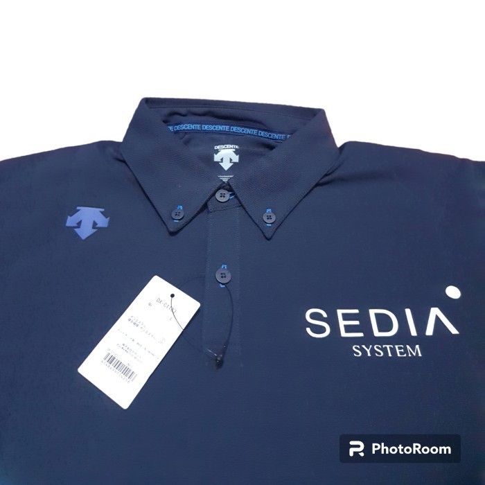 Kaos Polo Golf Descente Original Blue Navy