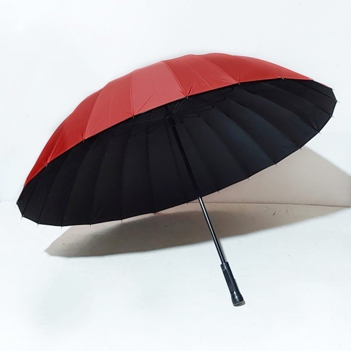 Payung Golf 24 Jari Polos Ada Sarung Kualitas Premium