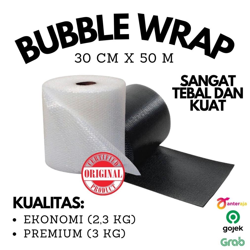 

hj-64 Bubble Wrap Premium 30 CM x 50 METER Tebal & Kuat Terlaris