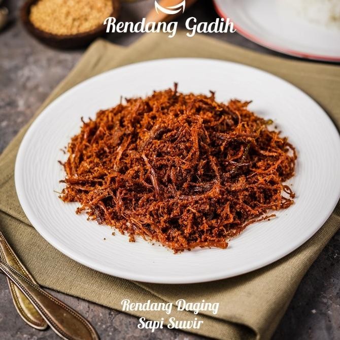 

ama Rendang Daging Sapi Suwir - Rendang Gadih