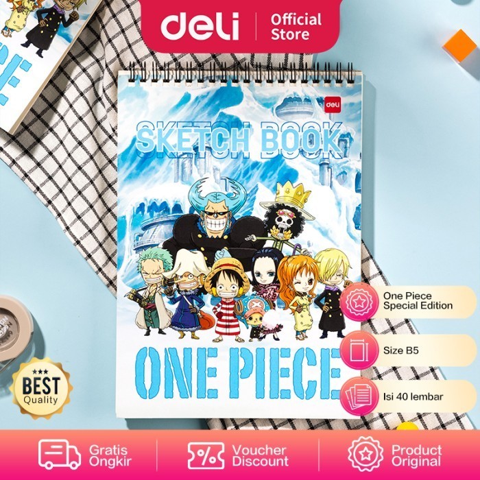 

Deli Sketch Book / Buku Gambar Sketsa Size B5 Vertikal EN011