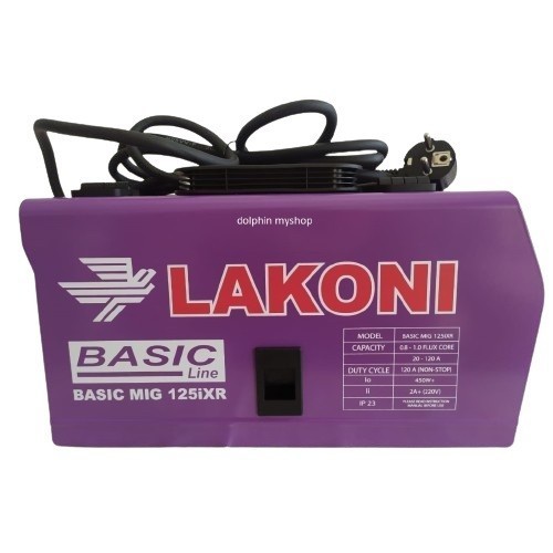 LAKONI MIG 125 IX MESIN LAS MIG TRAVO LAS Inverter Basic 125i XR 450W