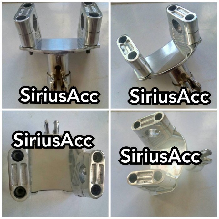 Adaptor Stang Trondol Stang Dudukan Stang Yamaha Mio Fino Xeon Jupiter