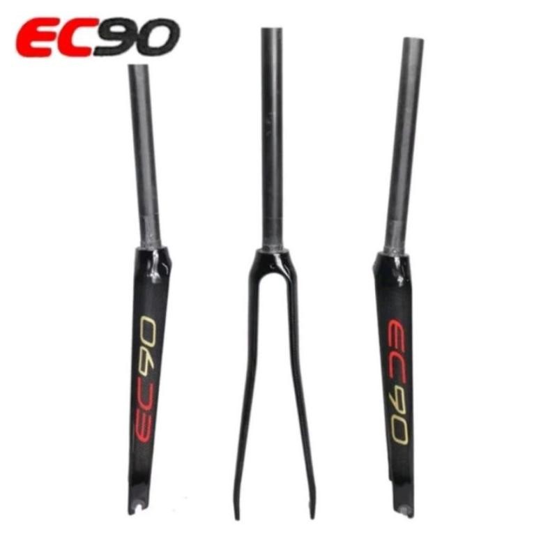 Premium EC90 Fork Carbon 700C Fork Full Carbon Rigid Sepeda Roadbike