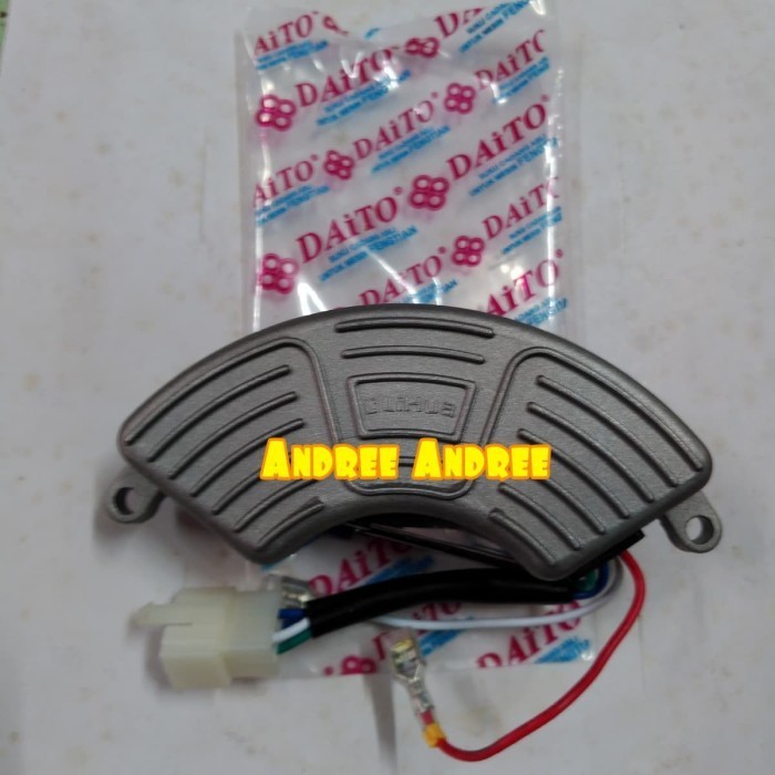 @@@@] AVR Genset Bensin Oval Sabit 5000 6500 7000 9000 watt w - Lihua Daito