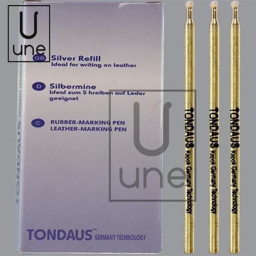 

pen silver / pen putih /pen pola bahan / Tondaus Silver Pen isi 50 pcs Import