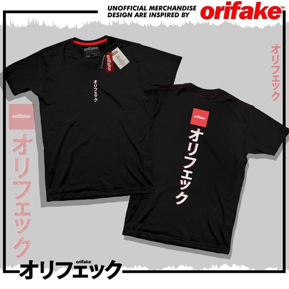 Terlaris Orifake T-Shirt Japan Style Kaos Distro Pria Wanita