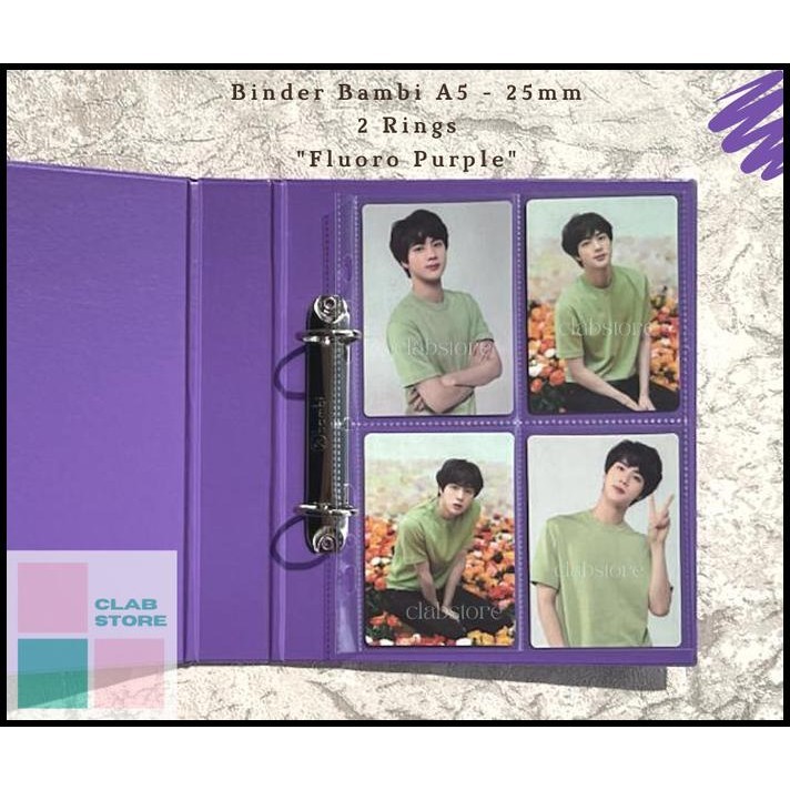 

DISKON BINDER BAMBI 2 RING A5 PHOTOCARD KPOP ALBUM COLLECTION !!!