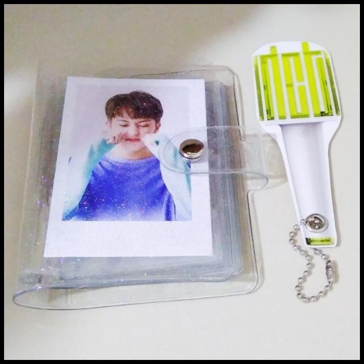 

DISKON BINDER MINI TRANSPARAN GLITTER JELLY TEMPAT PHOTOCARD POLAROID KPOP !!!!