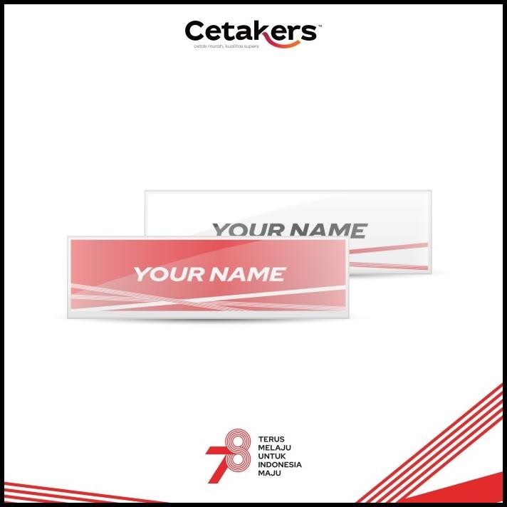 

TERMURAH CUSTOM PRINT NAME TAG ACRYLIC - PAPAN NAMA AKRILIK !!!!!!!