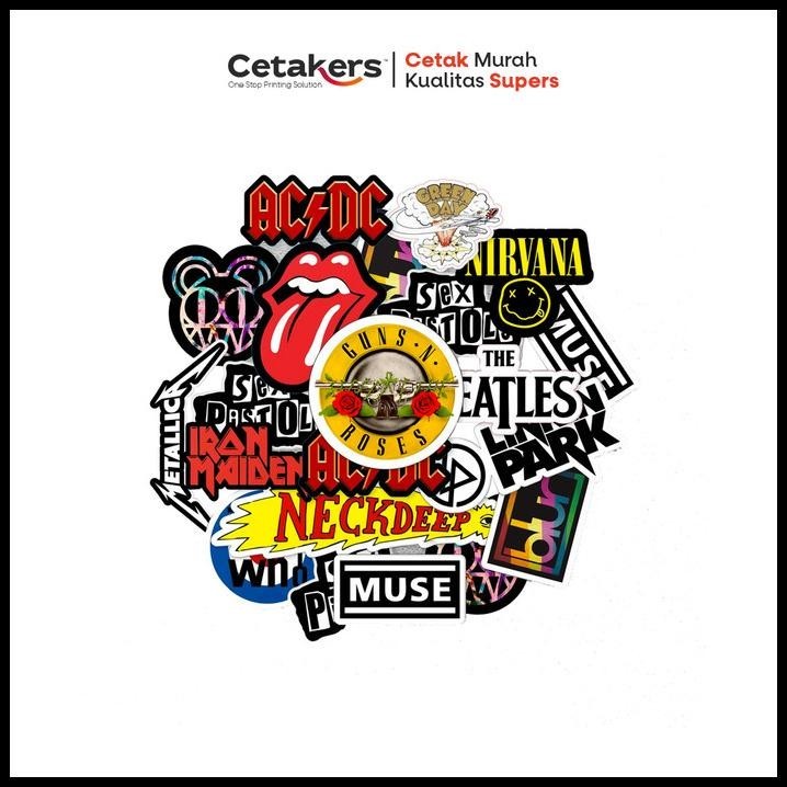 

GRATIS ONGKIR STIKER PACK BAND METAL LOGO HP TUMBLER LAPTOP KEREN !!!