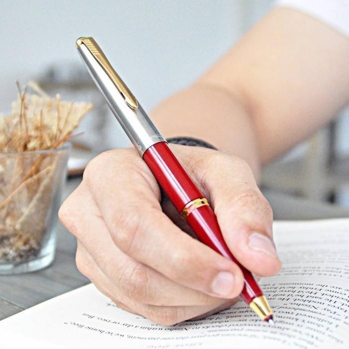 

Parker 45 Limited Edition Gold Trim Red Rollerball Import