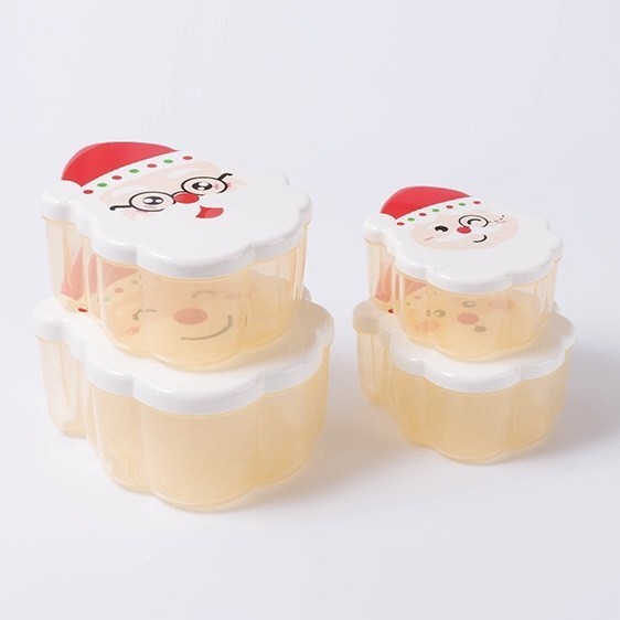 Food Container Santa Lunch Box Kotak Makanan Natal