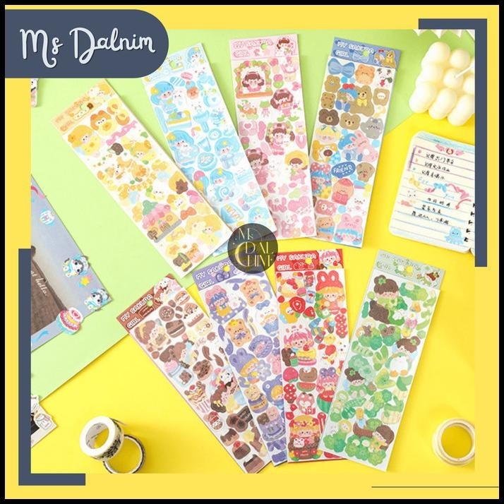 

DISKON STIKER SAKURA CUTE GIRL PVC LUCU MENGKILAP FLOWER GARDEN ANIMAL ST57 !!