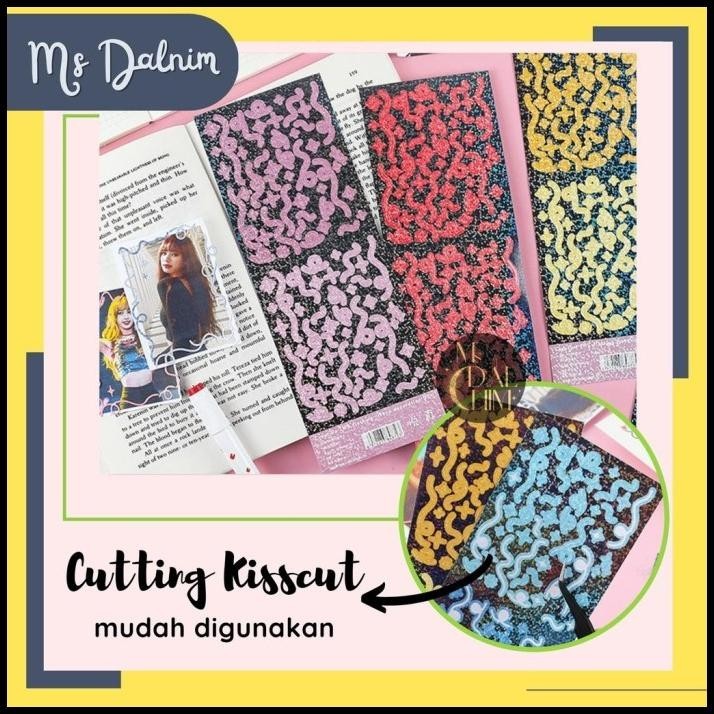 

DISKON STIKER CONFETTI DEKORASI JOURNAL SCRAPBOOK KOREA COLORFUL GLITER ST120