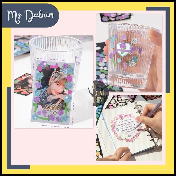 

DISKON STIKER CONFETTI BUNGA AESTHETIC PVC DECO STICKER JOURNALING KOREA ST81 !!!!