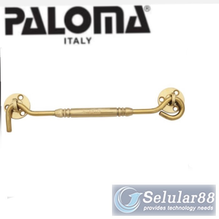 

Paloma WHP651 Window Hook 8inch Penahan Jendela Hak Angin Brass Gold