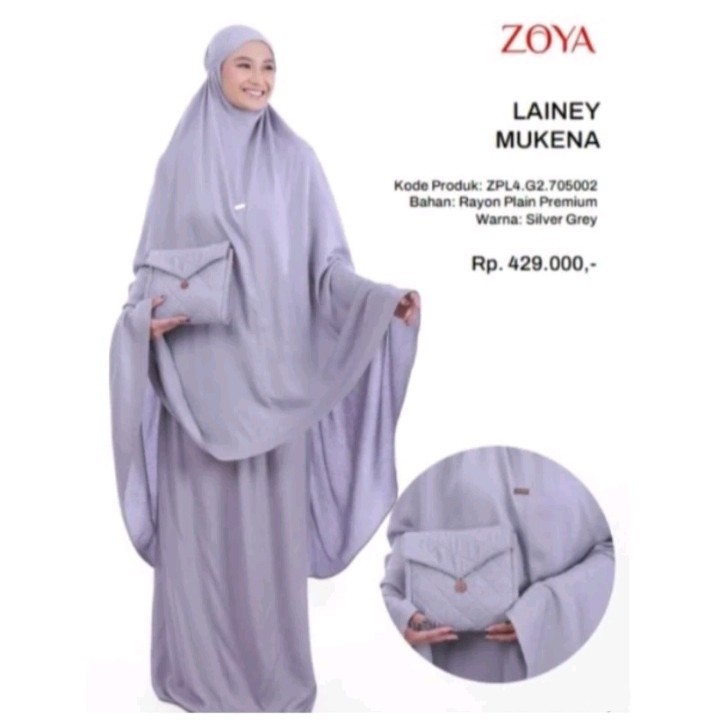 Zoya Mukena Dewasa Lainey Mukena Rayon