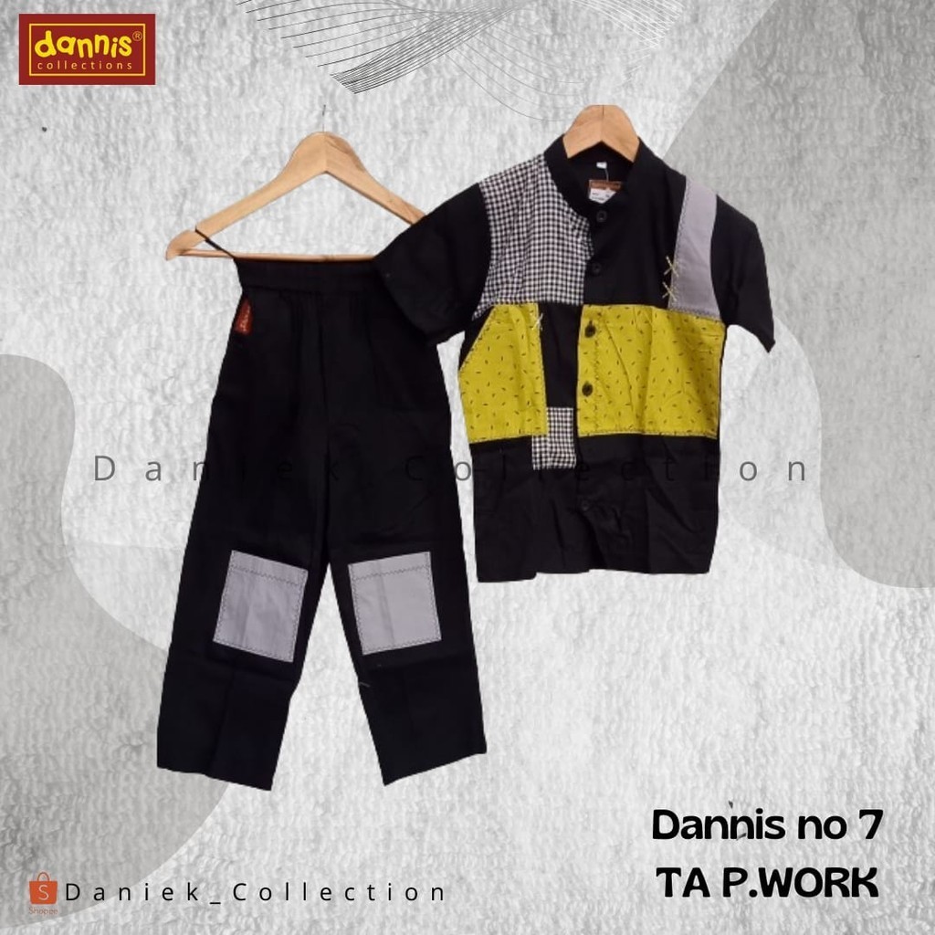 Dannis Setelan Anak Lelaki Dannis Koko Anak Work