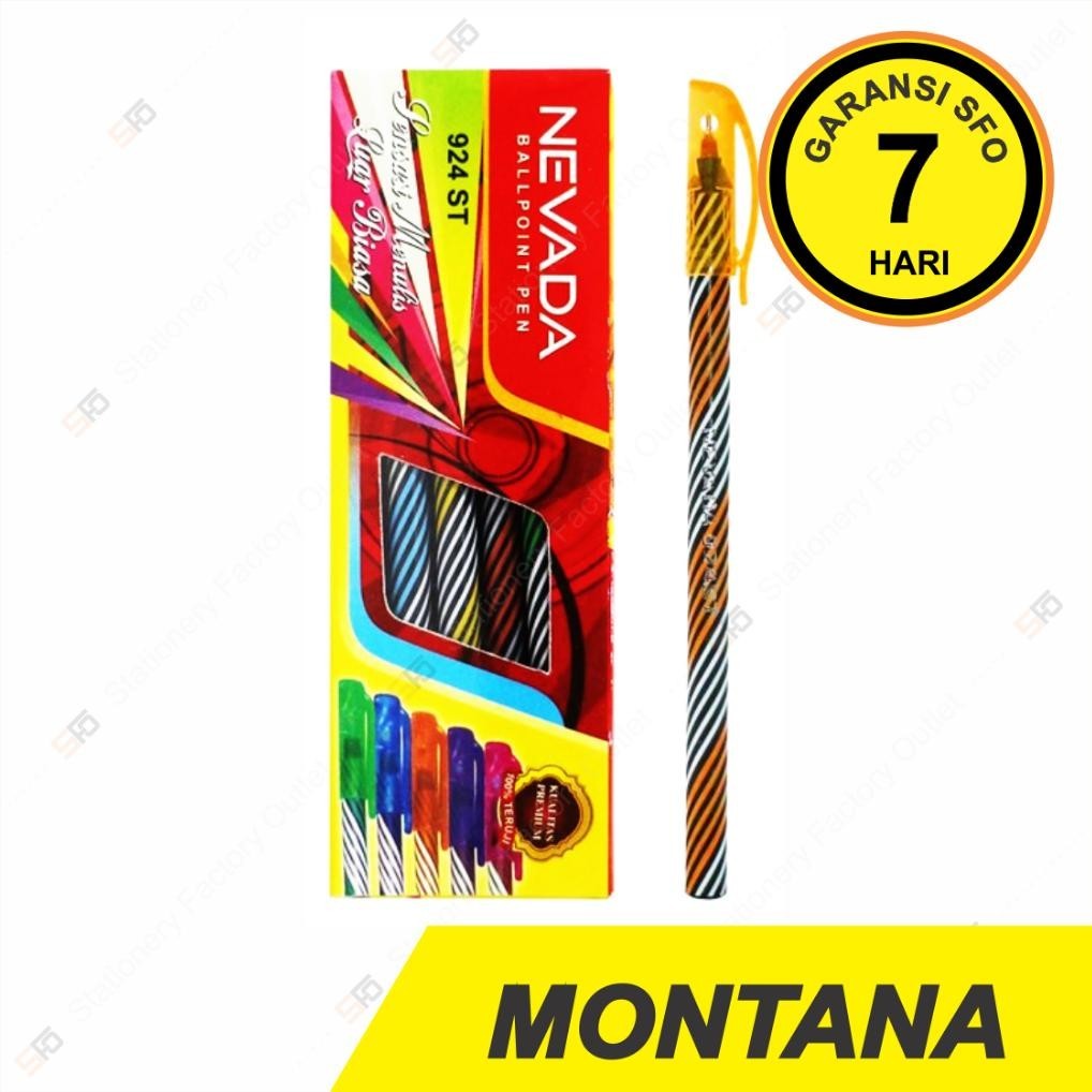 

Pen Spiral Nevada 924 St - Pulpen Lilin Murah - Montana Group