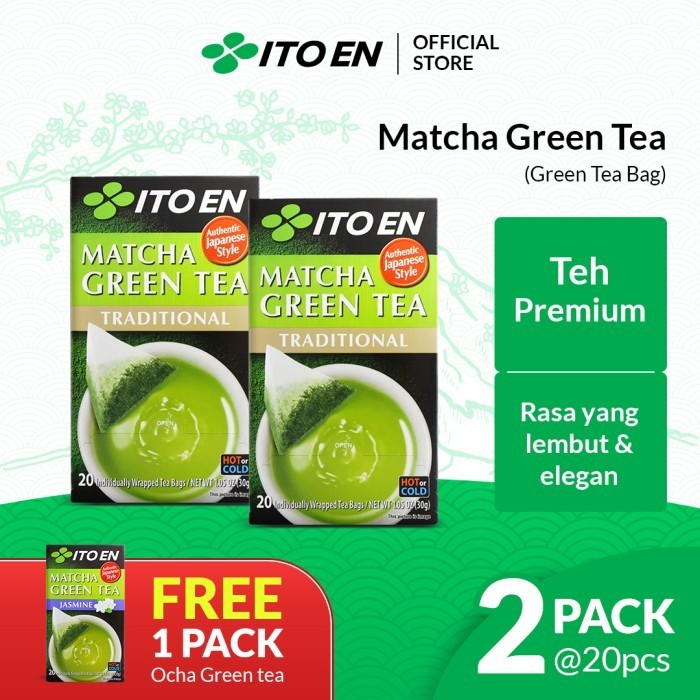 

Matcha Ocha Green Tea bag 2 Pack 1 Pack Jasmine Green tea