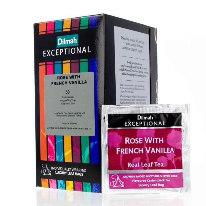 

Dilmah Exceptional Rose With French Vanilla 50s