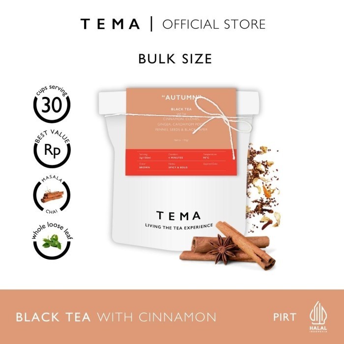 

TEMA Tea Loose Leaf Large Pouch - Autumn / Masala Chai